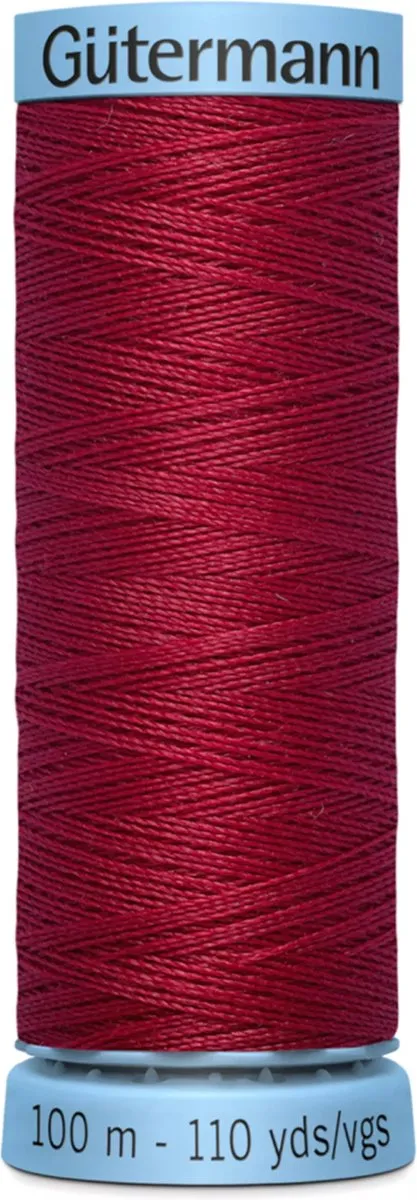 Gutermann Zijde Garen 100m - Kleur 384 Zwart/Grijs/Wit