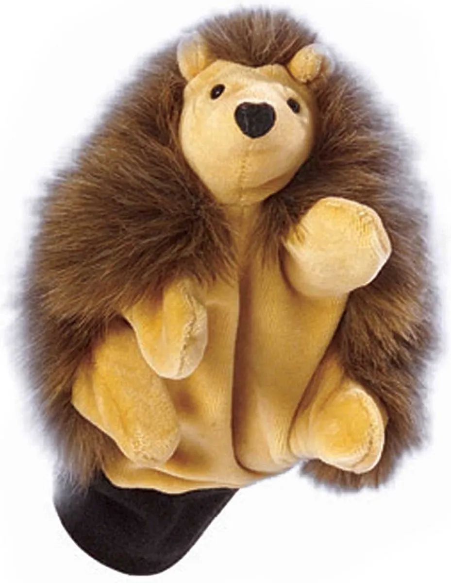 Beleduc Egel Speelhandschoen Handpop - Bruin