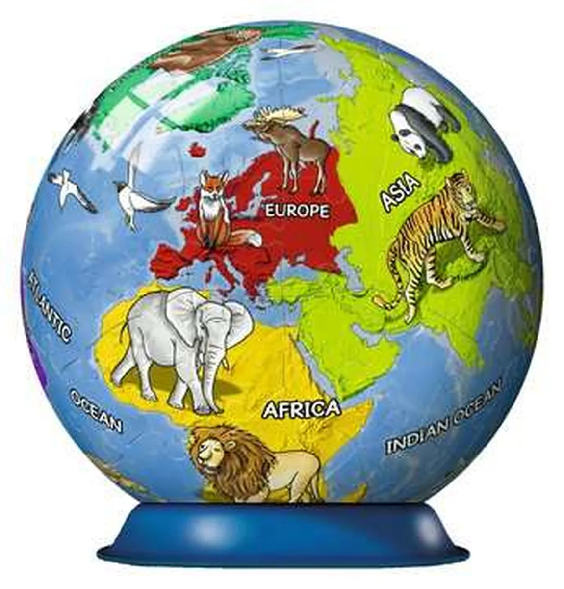 Ravensburger 3D Globe Puzzel 72 Stuks - Multi