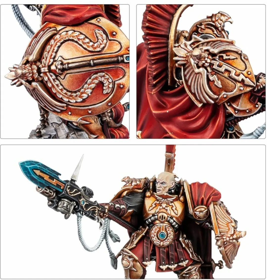 Games Workshop Warhammer 40K Adeptus Custodes Shield Captain 01-21 - Meerkleurig