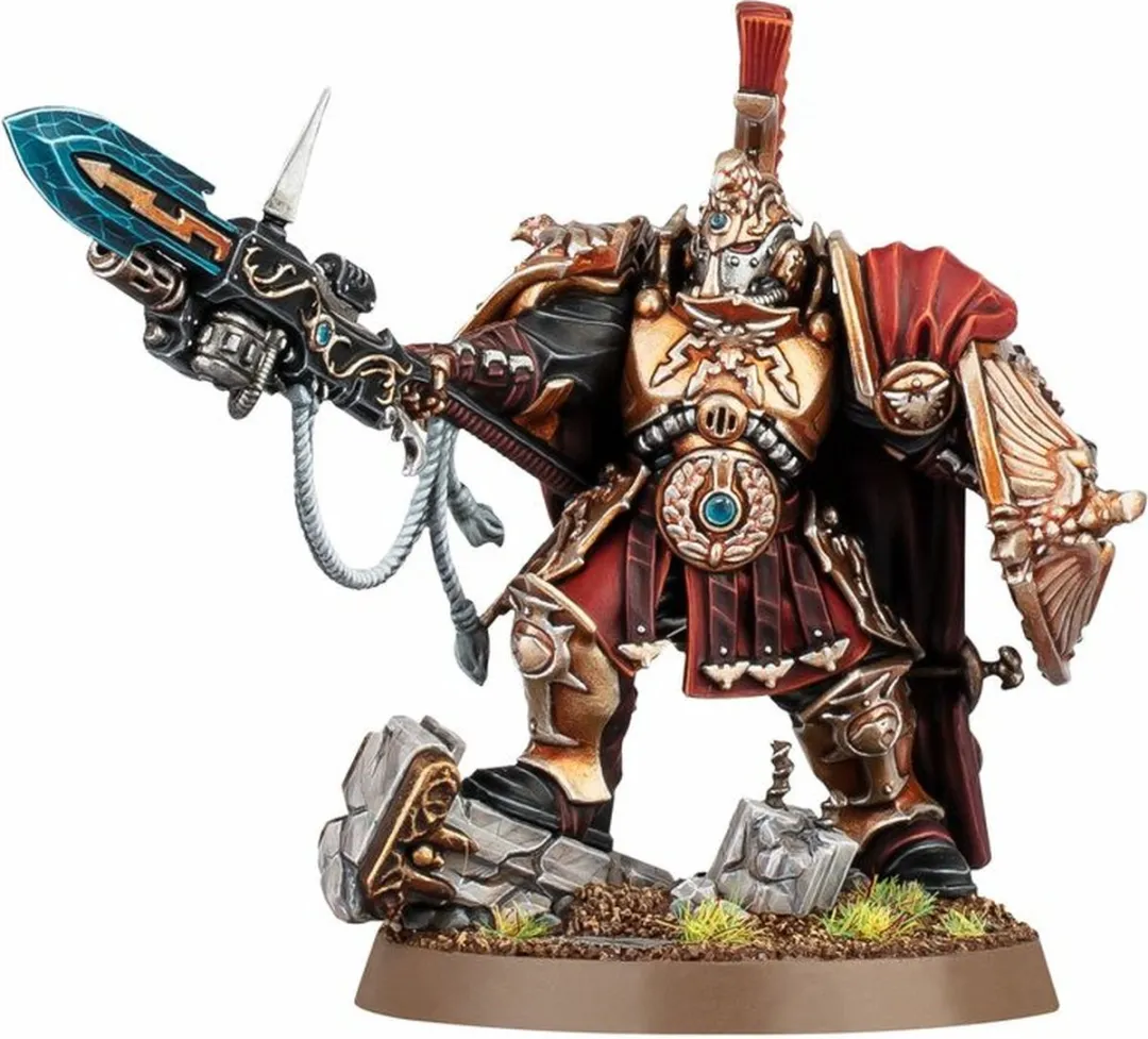 Games Workshop Warhammer 40K Adeptus Custodes Shield Captain 01-21 - Meerkleurig