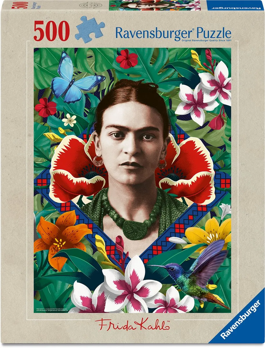 Ravensburger Frida Kahlo Bloeiende Fantasie Legpuzzel 500 Stukjes