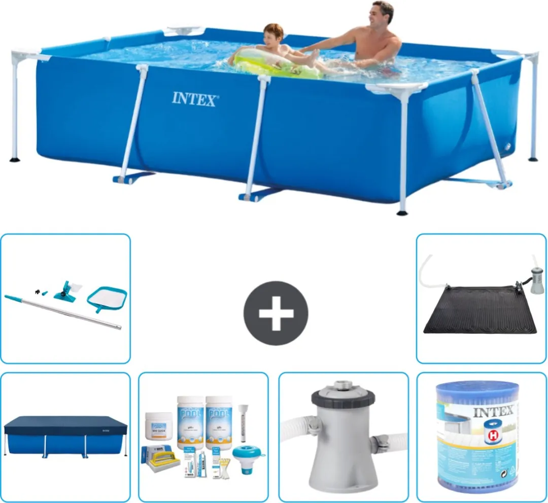 Intex Frame Zwembad 260x160cm Blauw