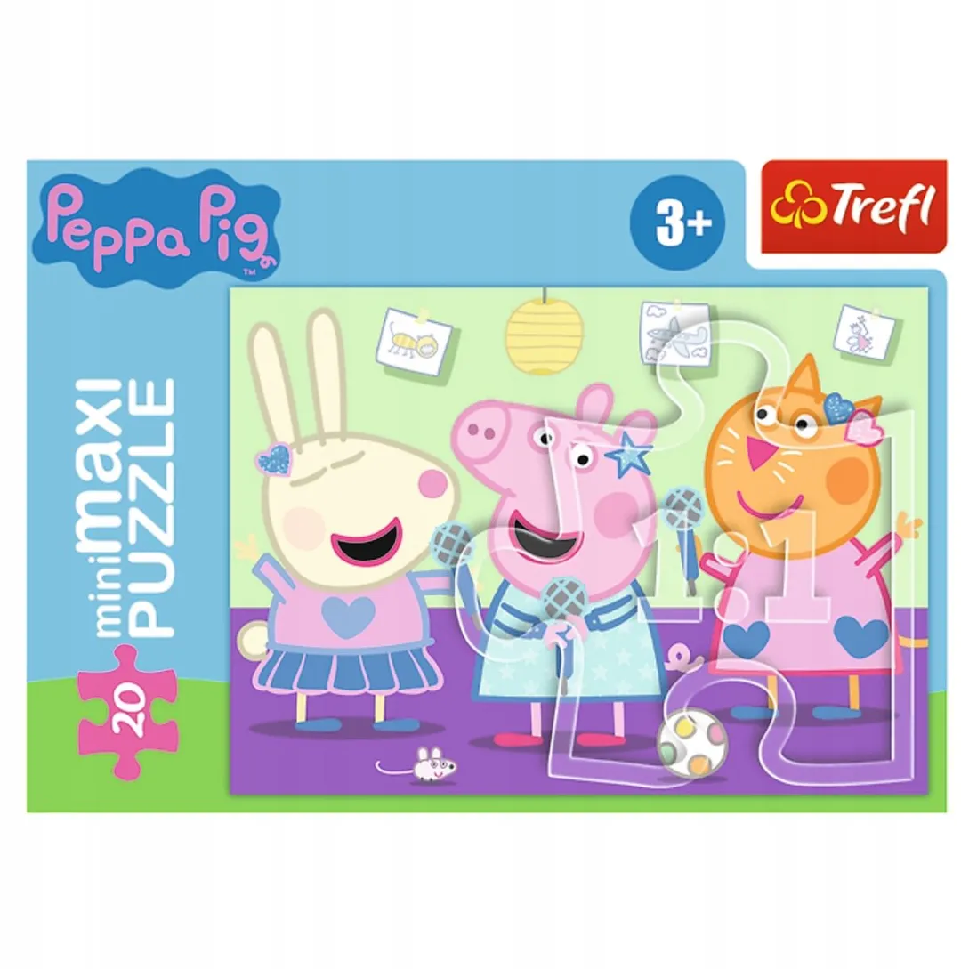 Trefl Peppa Pig Puzzel 20 Stuks - Multicolor