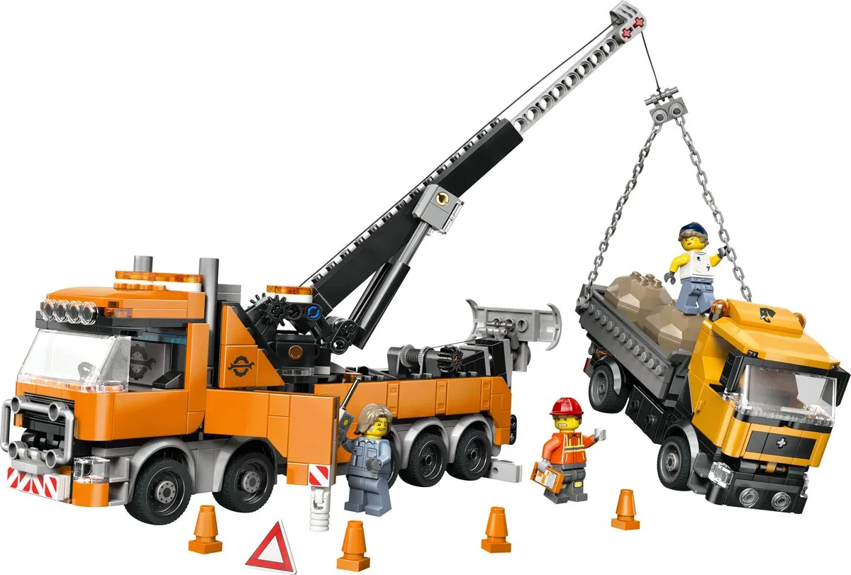 LEGO City Zware Sleepwagen met Kraan 60467 - 793 Stukken