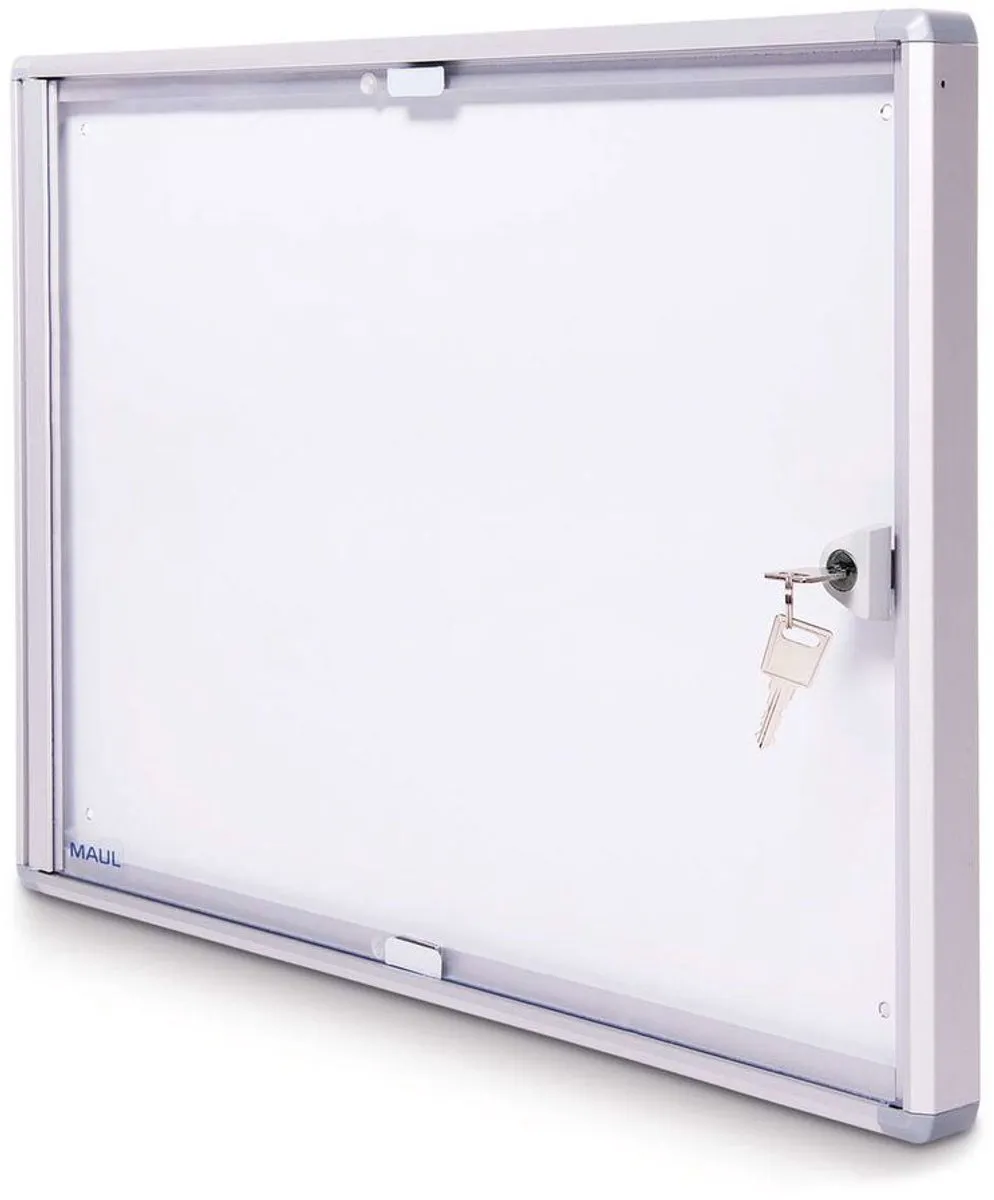 MAUL Extraslim Vitrine Zilver - 2x A4 - 31x49x35cm - afbeelding 6 van 6