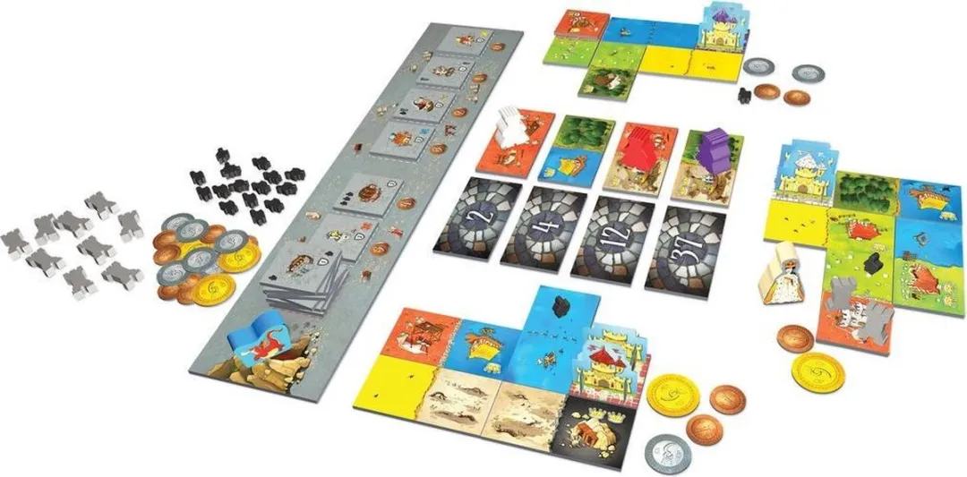 White Goblin Games Queendomino Gezelschapsspel - 2-4 Spelers