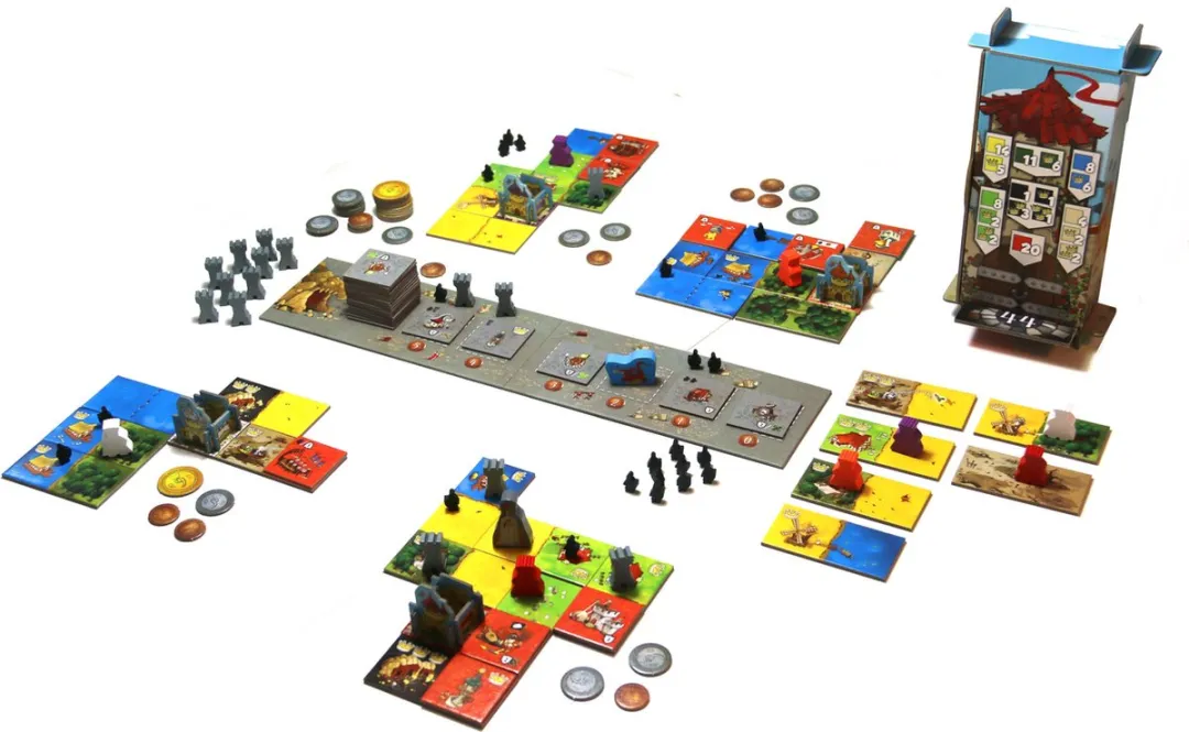 White Goblin Games Queendomino Gezelschapsspel - 2-4 Spelers