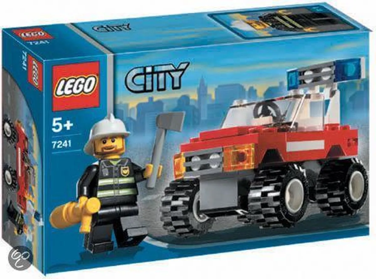 LEGO City Brandweerauto 7241