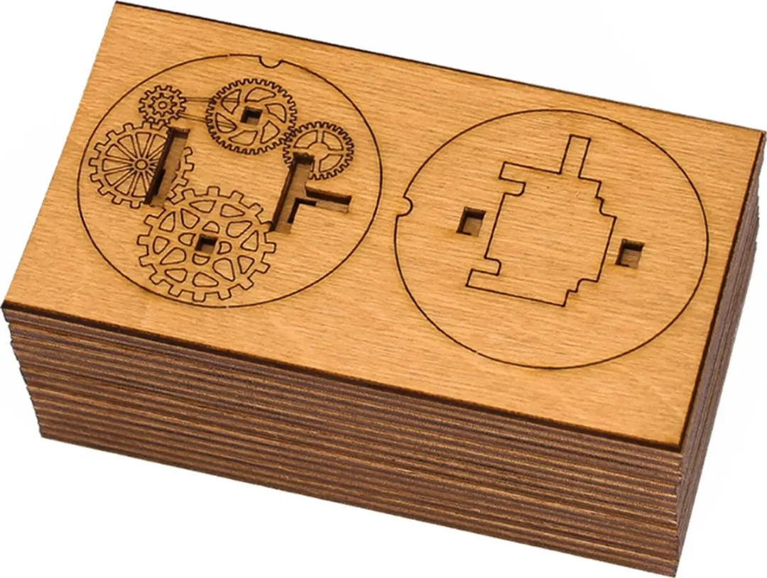 Geronimo Games iDventure Kryptos Cryptex Wooden Kit - Puzzel - 02635