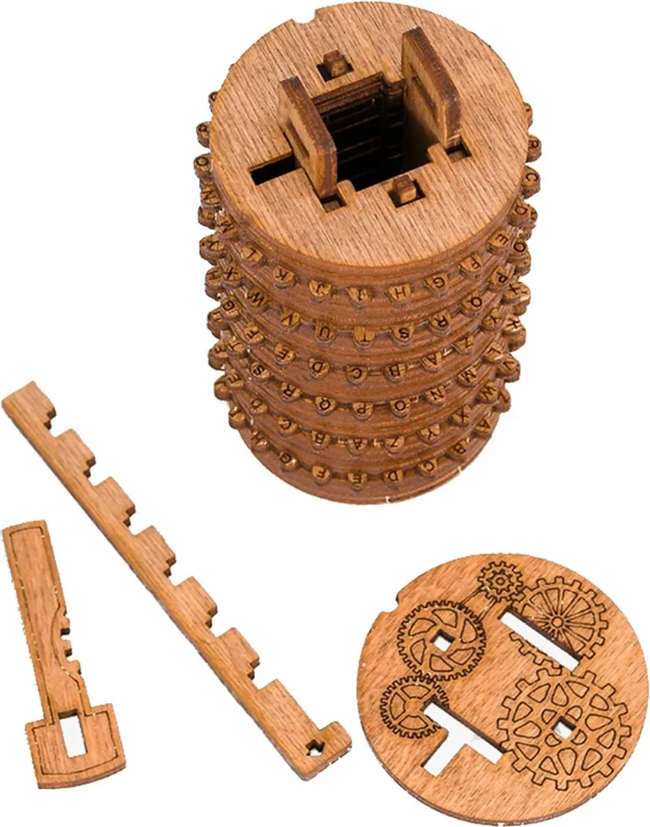 Geronimo Games iDventure Kryptos Cryptex Wooden Kit - Puzzel - 02635