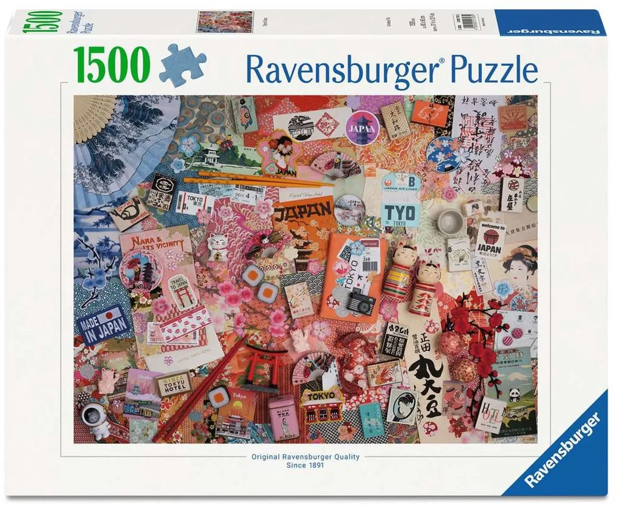 Ravensburger Reis naar Tokio Legpuzzel 1500 Stuks
