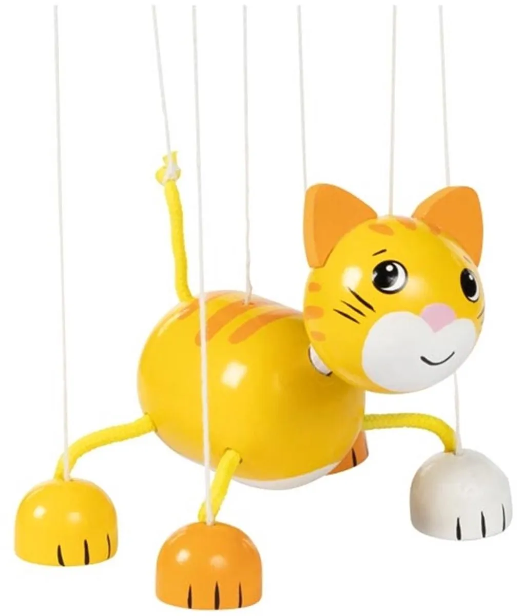 Goki Marionette Cat 51478 - Multi kleuren