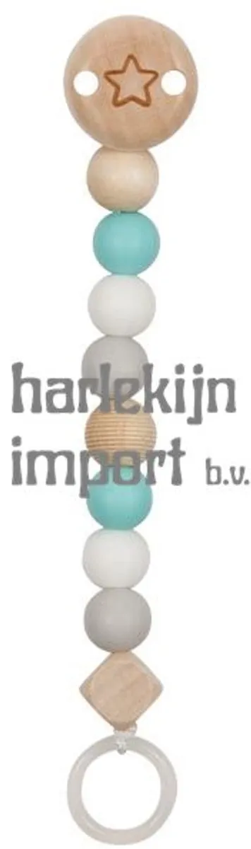Goki Fopspeenketting Ster - Multikleur