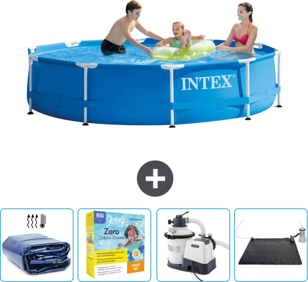 Intex 28200NP-Blauw Rond Frame Zwembad 305x76cm