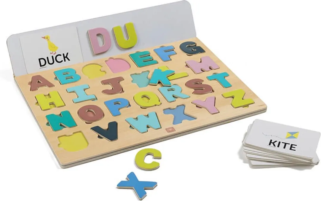 Eurekakids Alfabet Puzzel Magnetisch - 26 Stuks - Multi