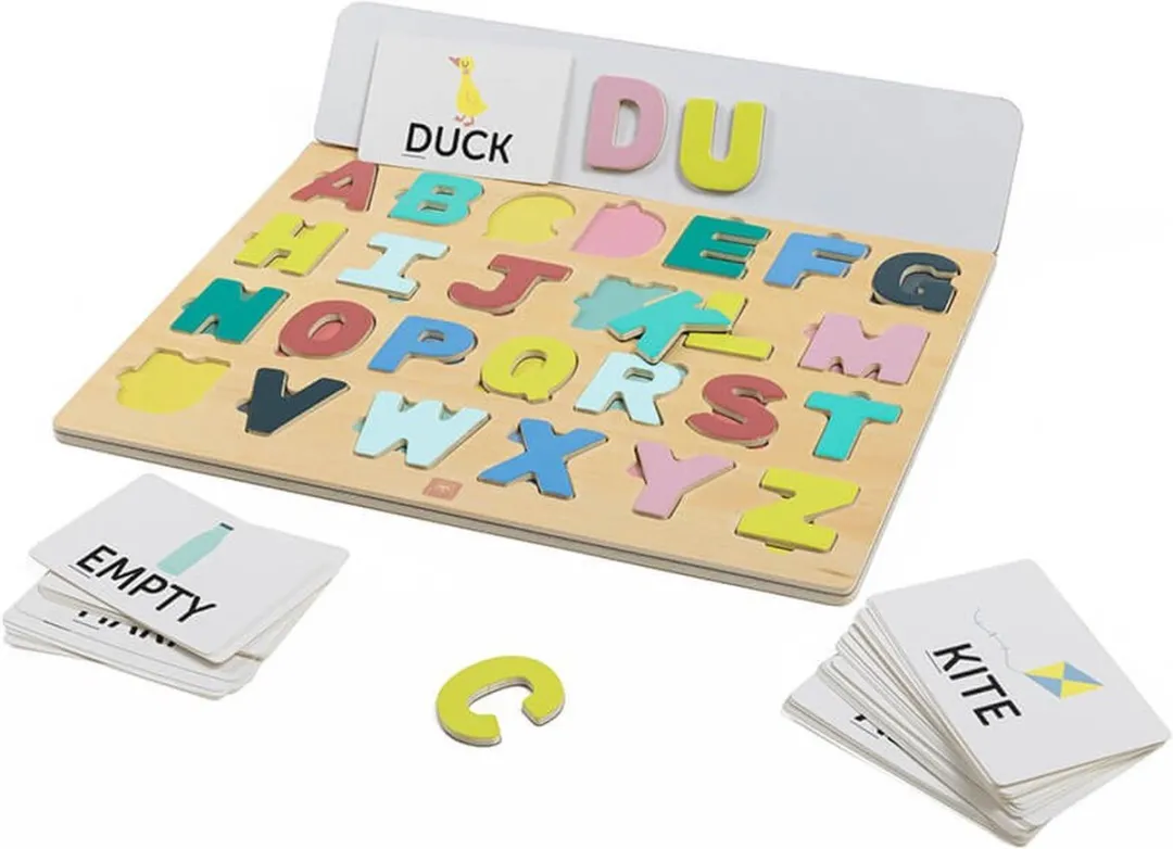 Eurekakids Alfabet Puzzel Magnetisch - 26 Stuks - Multi
