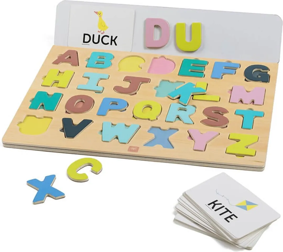 Eurekakids Alfabet Puzzel Magnetisch - 26 Stuks - Multi