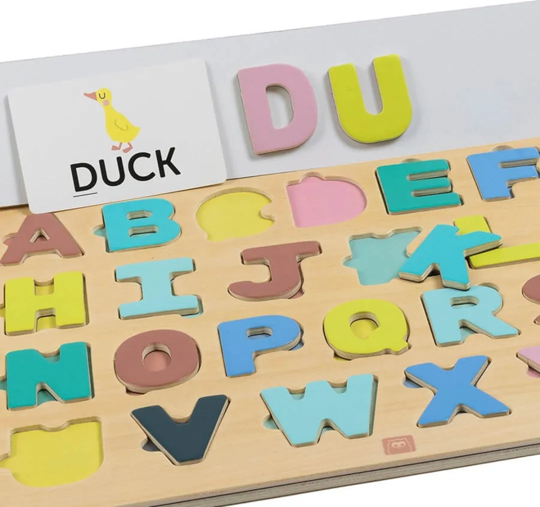 Eurekakids Alfabet Puzzel Magnetisch - 26 Stuks - Multi