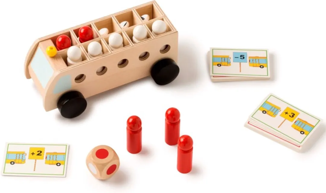 Toys for Life Rekenbus Educatief Speelgoed - 10 Passagiers
