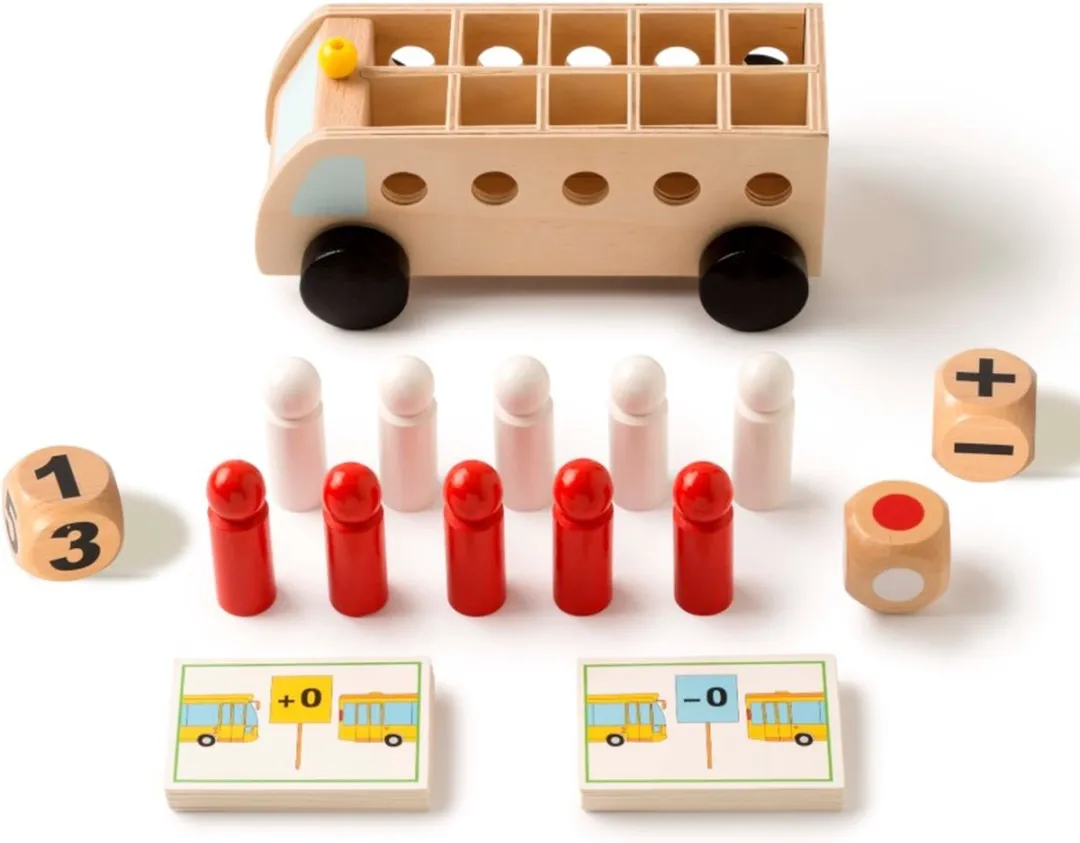 Toys for Life Rekenbus Educatief Speelgoed - 10 Passagiers