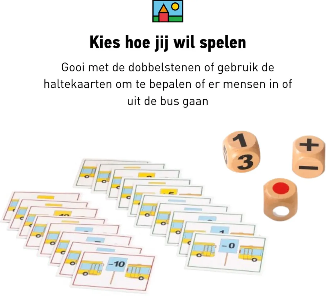 Toys for Life Rekenbus Educatief Speelgoed - 10 Passagiers - afbeelding 6 van 6