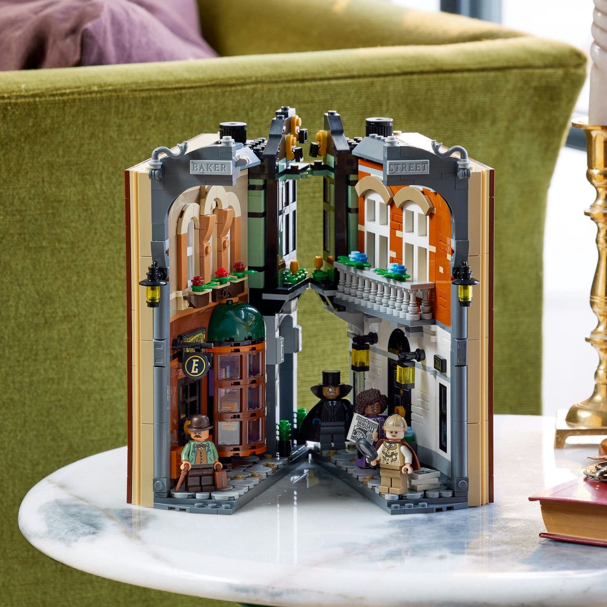LEGO® Icons Boekensteun: Sherlock Holmes, Bouwset - 10351