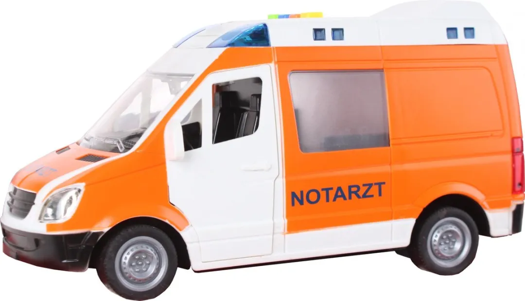 Toi-Toys Ambulance Notarzt Licht & Geluid 22cm