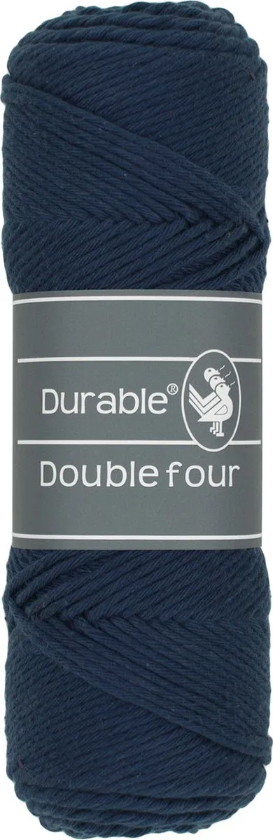 Durable Double Four Katoengaren Navy