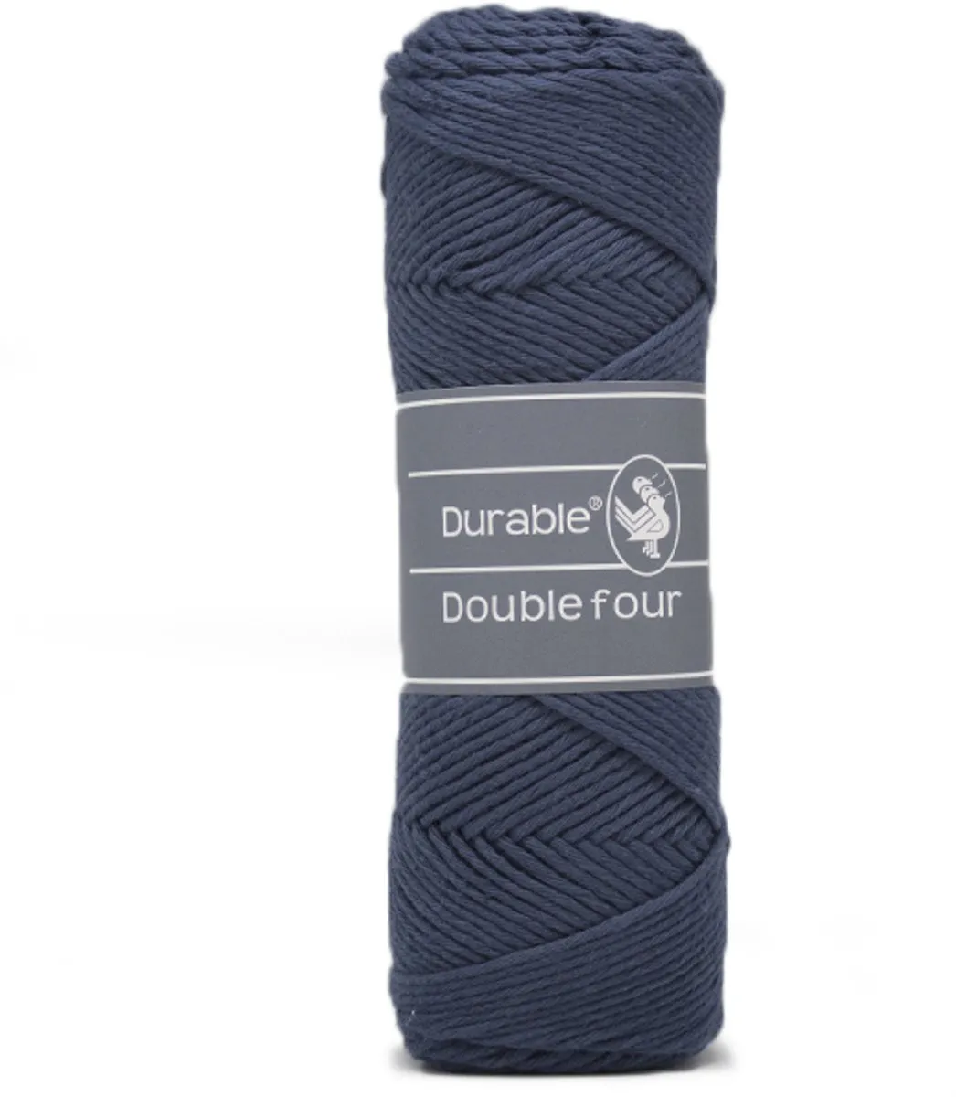 Durable Double Four Katoengaren Navy - afbeelding 6 van 6