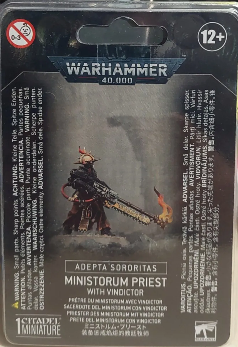 Games Workshop Adepta Sororitas Ministorum Priest Vindictor