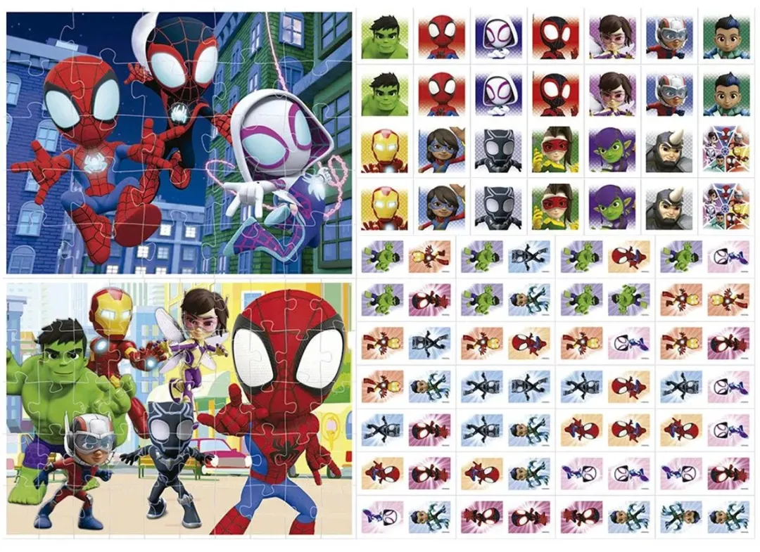 Educa Spidey Superpack 4-in-1 Puzzels - 25 Stuks - Multicolor