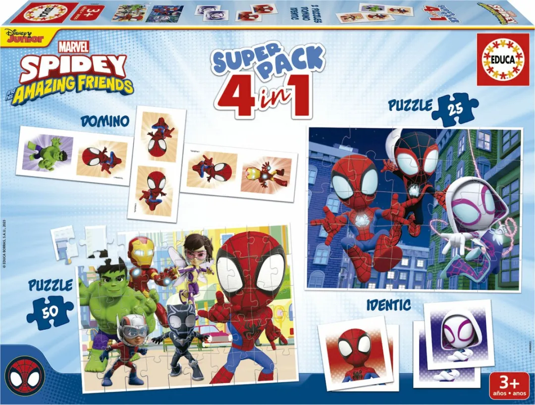 Educa Spidey Superpack 4-in-1 Puzzels