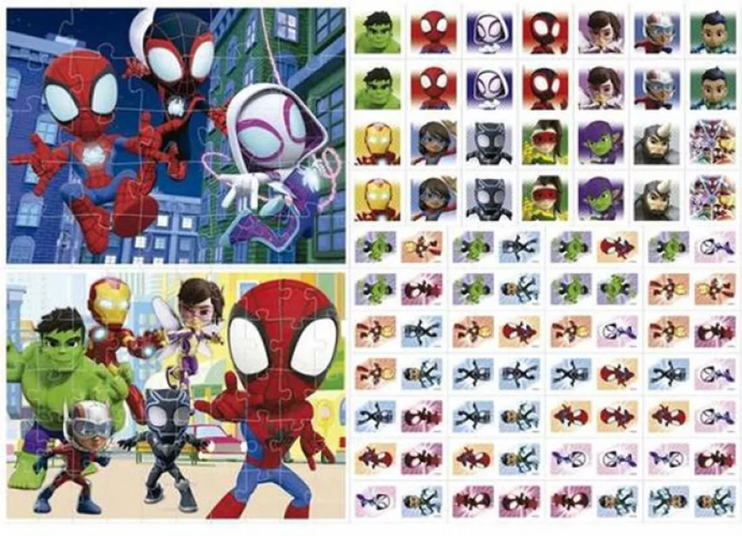 Educa Spidey Superpack 4-in-1 Puzzels - 25 Stuks - Multicolor