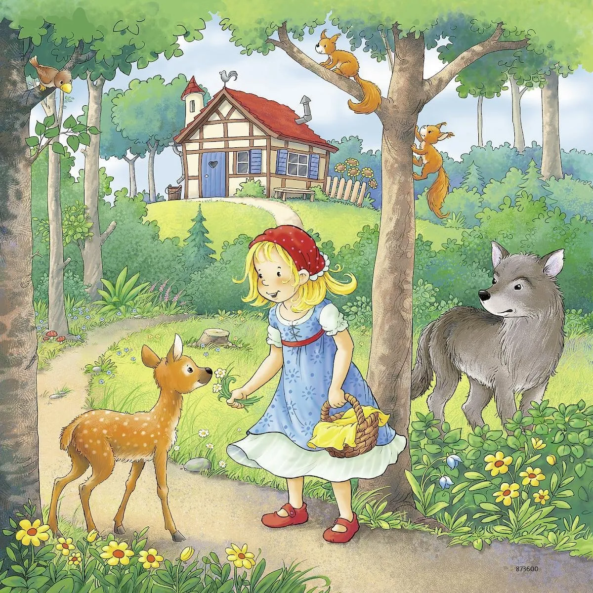 Ravensburger 3 Puzzels Rapunzel/Roodkapje/Kikkerprins 49 Stuks - Multicolor - afbeelding 2 van 4