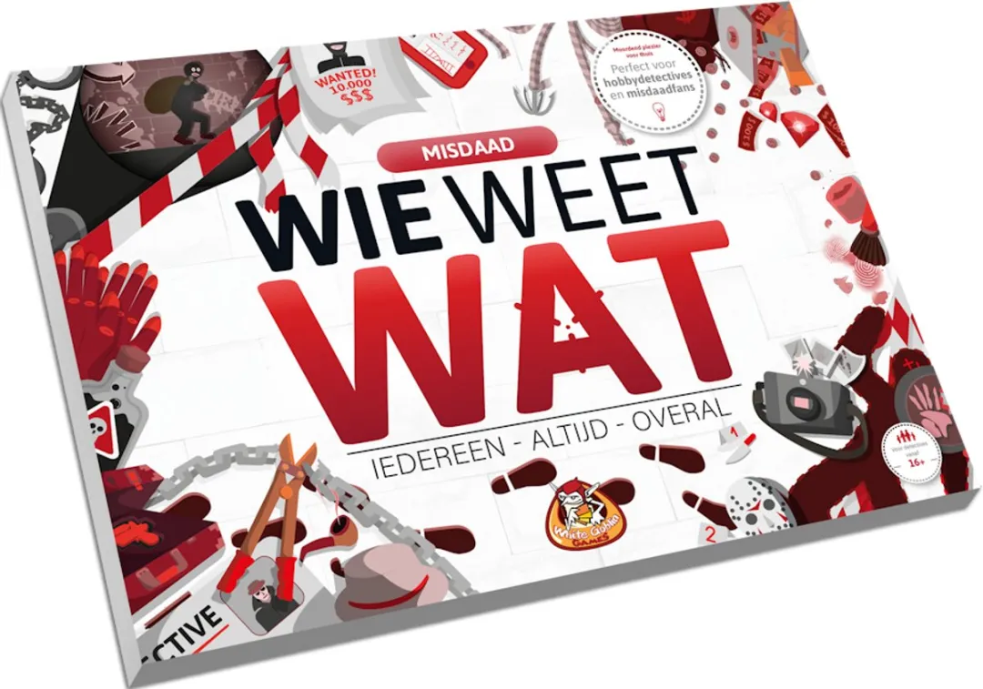 White Goblin Games Wie Weet Wat Misdaad Partyspel WGG2573
