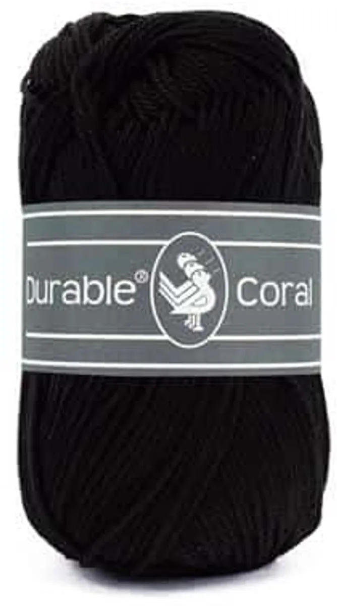 Durable Coral Black Garen - 1 Stuk