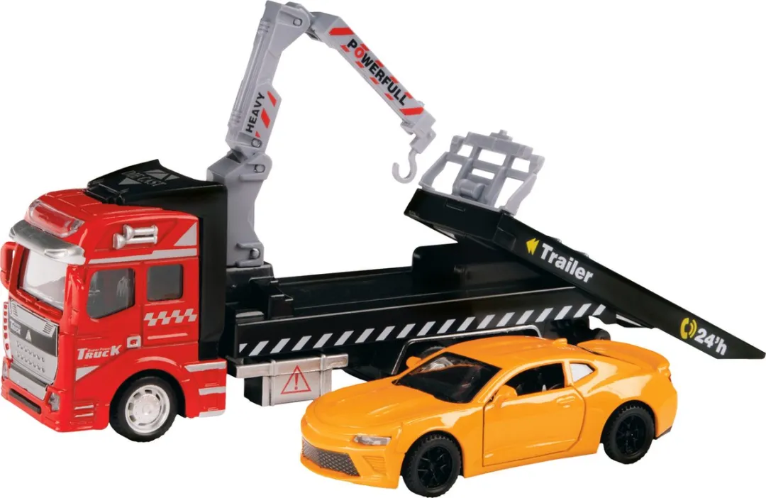 Toi-Toys Metalen Takel Sleepwagen 24087B