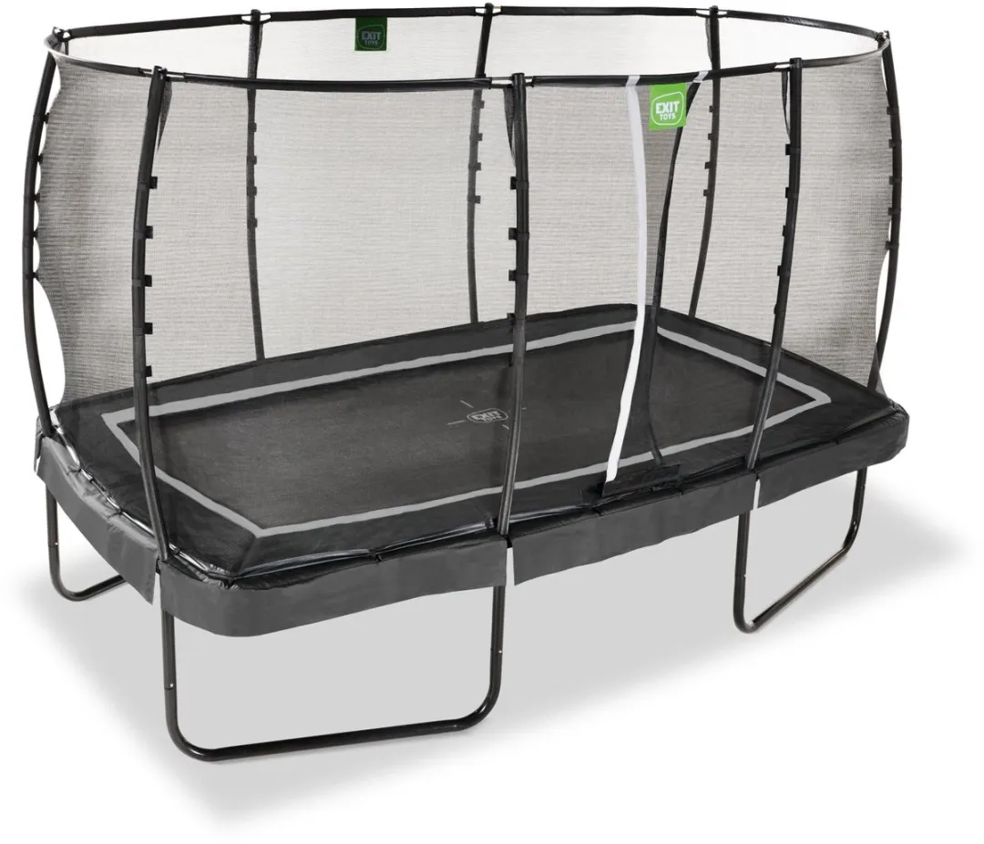 EXIT Allure Premium Trampoline 214x366cm - Zwart