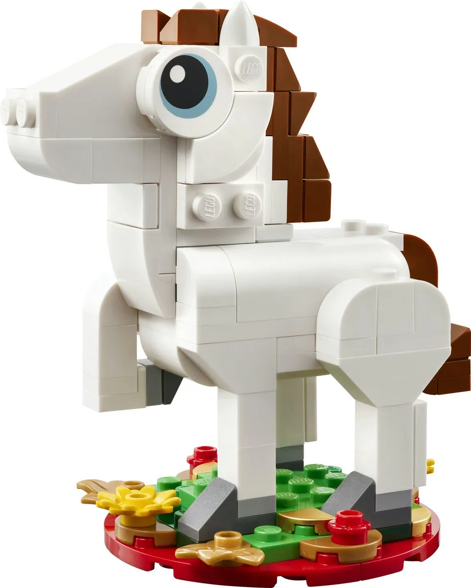 LEGO Jaar van het Paard 40779 - 132 Stukken - Wit