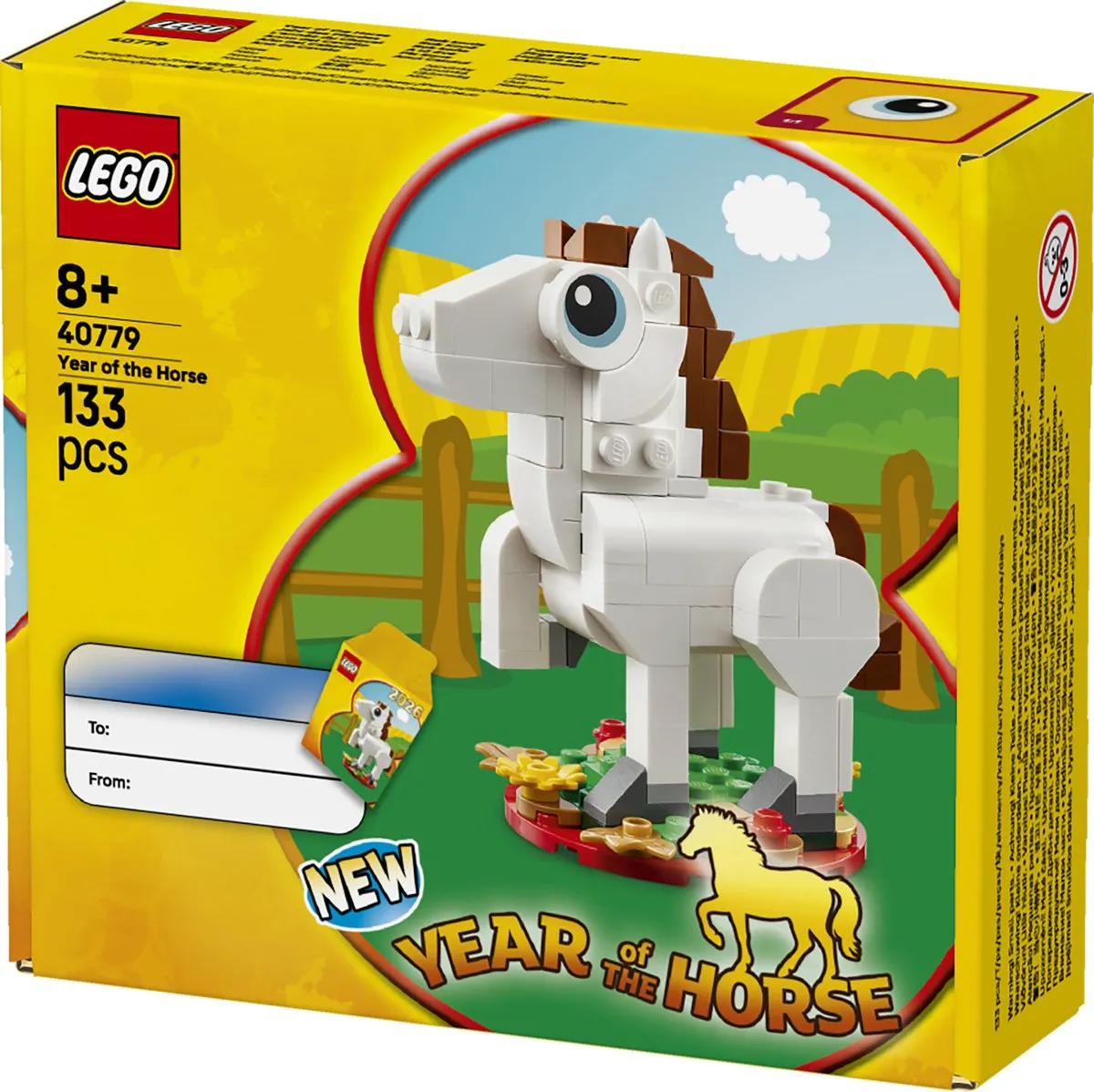 LEGO Jaar van het Paard 40779 - 132 Stukken - Wit - afbeelding 6 van 6