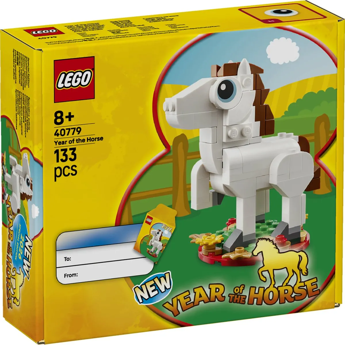 LEGO Jaar van het Paard 40779 - 132 Stukken - Wit