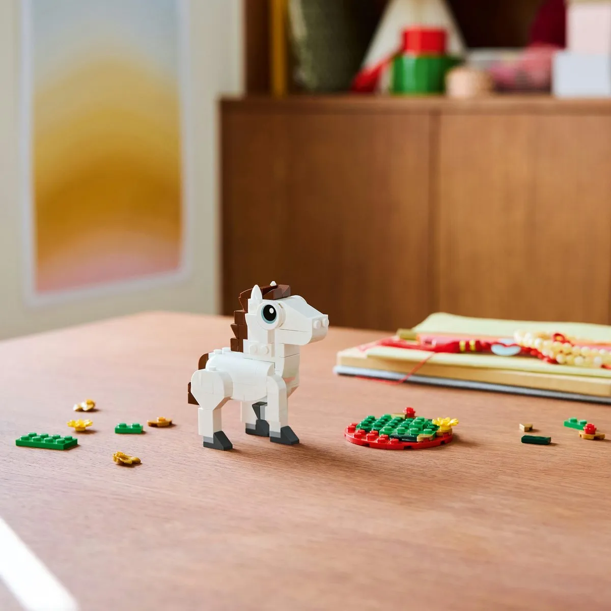 LEGO Jaar van het Paard 40779 - 132 Stukken - Wit