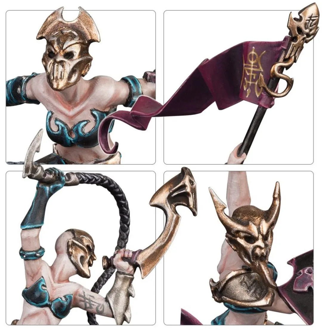 Games Workshop Warhammer Age of Sigmar Daughters of Khaine Witch Aelves - 67 Onderdelen