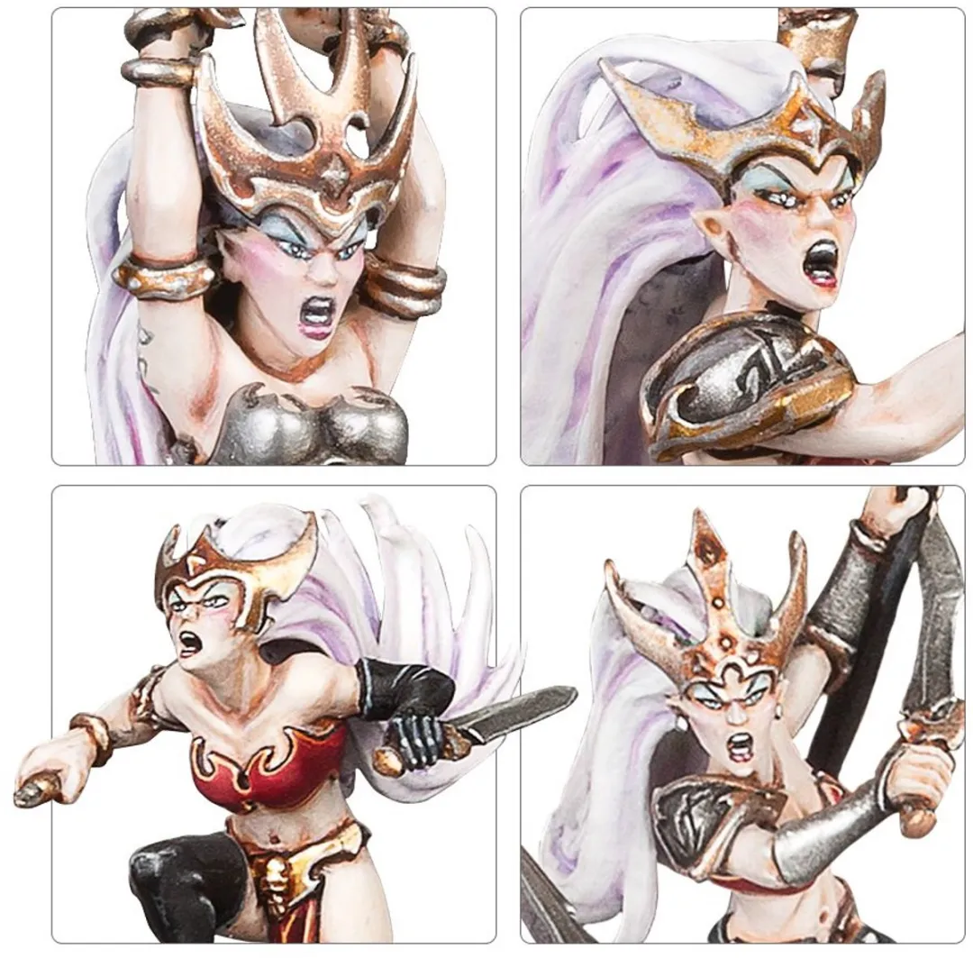 Games Workshop Warhammer Age of Sigmar Daughters of Khaine Witch Aelves - 67 Onderdelen