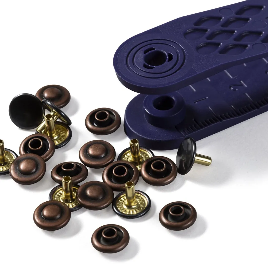 Prym Siernieten 9mm Oudkoper/Gebronsd - 24 Stuks