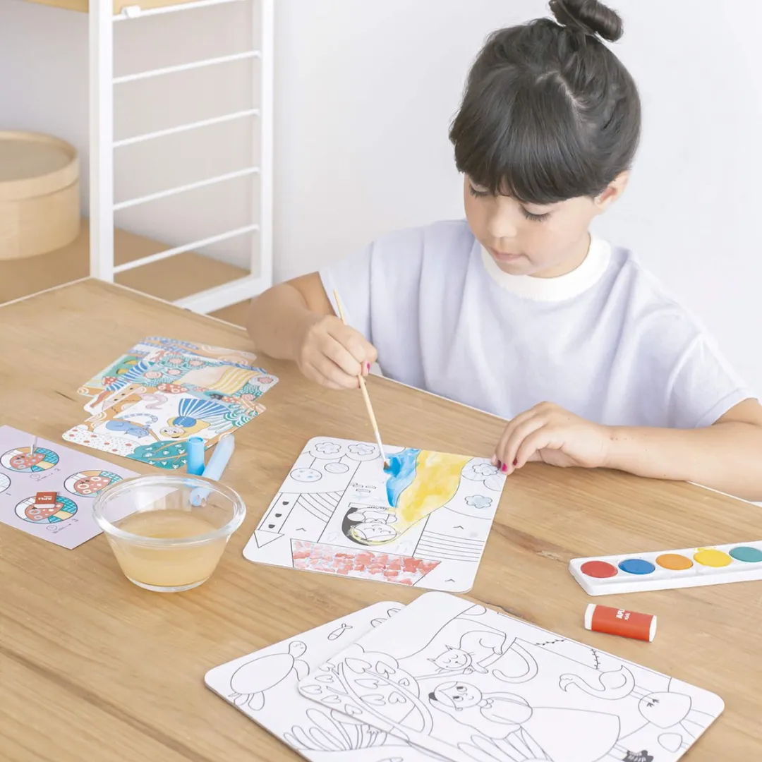 Apli Kids Magische Waterverf - Multi - 6 Kleuren + Viltstift - afbeelding 6 van 6
