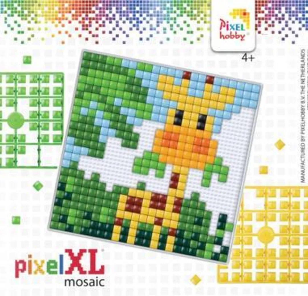 PixelHobby Pixel XL Giraf - 3 Stuks - Multicolor