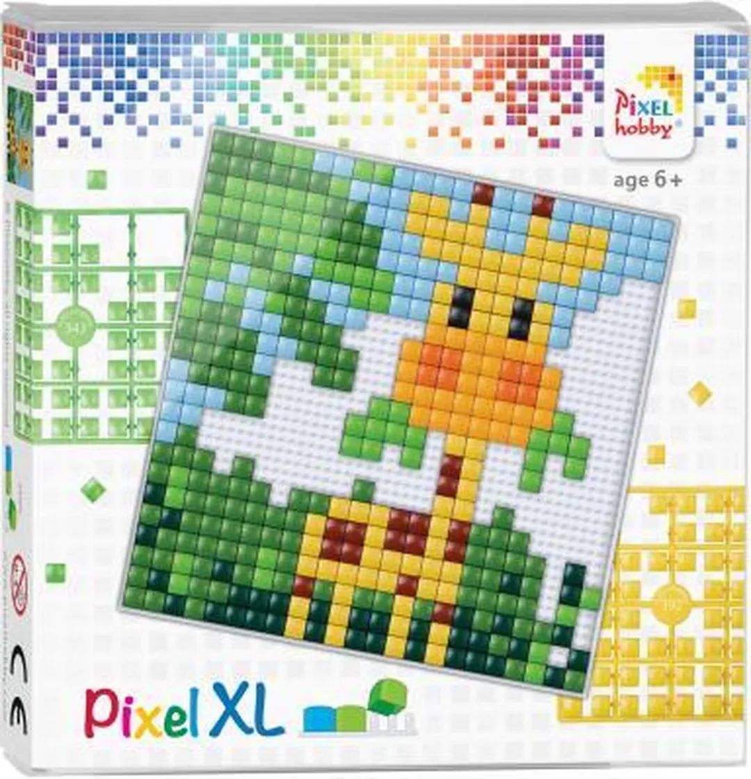 PixelHobby Pixel XL Giraf - 3 Stuks - Multicolor