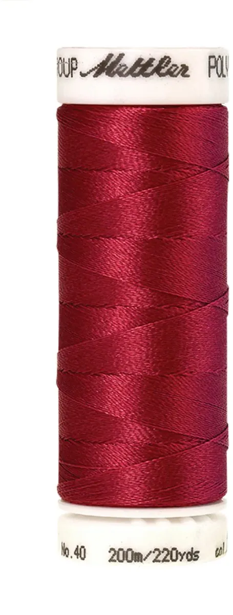 Amann Mettler Polysheen Borduurgaren 200m - Rood